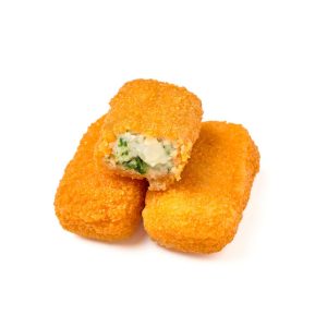 Bastoncito de merluza espinaca y queso