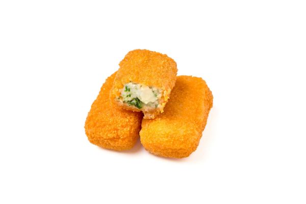 Bastoncito de merluza espinaca y queso